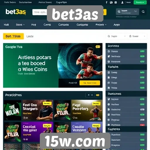 Análise da Interface do Site bet3as