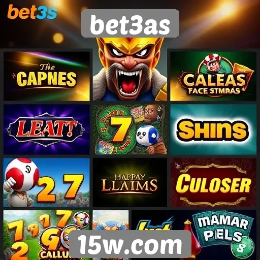 Variedade de jogos disponíveis no bet3as